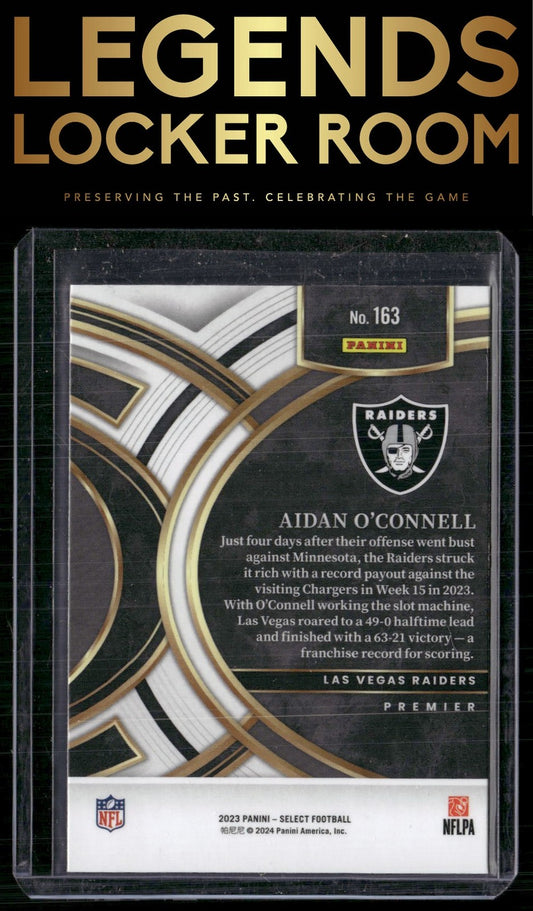 2023 Panini Select #163 Aidan O'Connell