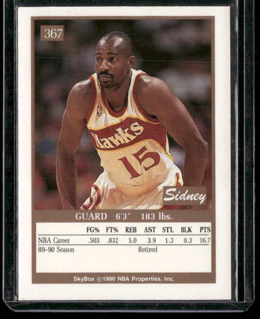 1990-91 SkyBox #367 Sidney Moncrief