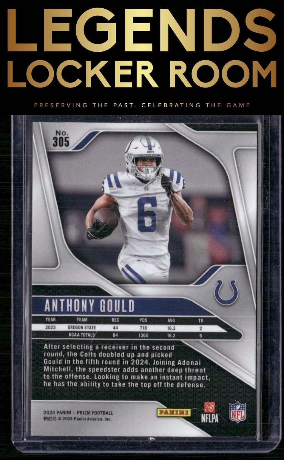 2024 Panini Prizm #305 Anthony Gould