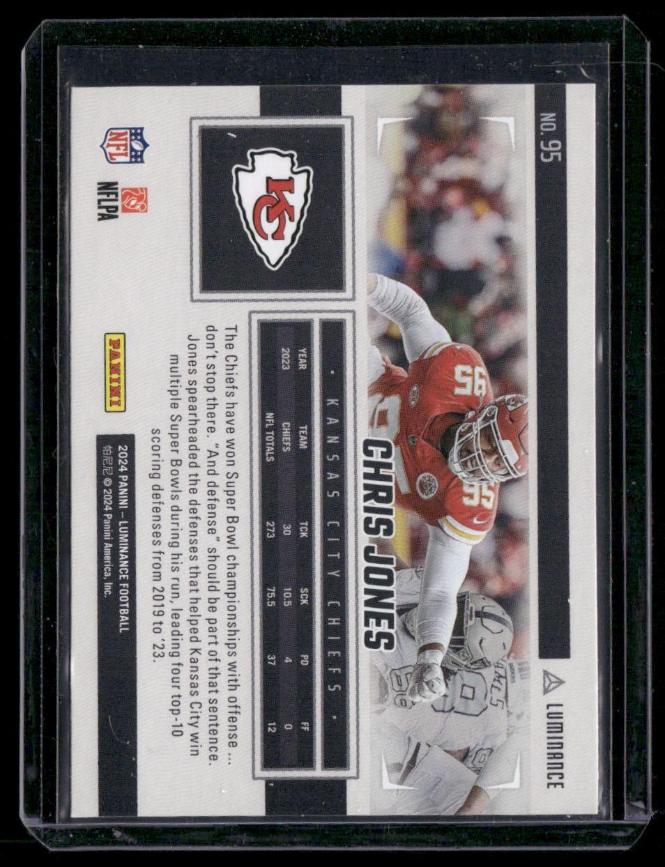 2024 Panini Luminance #95 Chris Jones