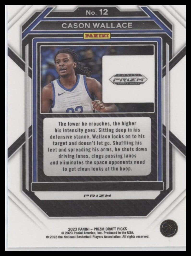 2023 Panini Prizm Draft Picks #12 Cason Wallace Red