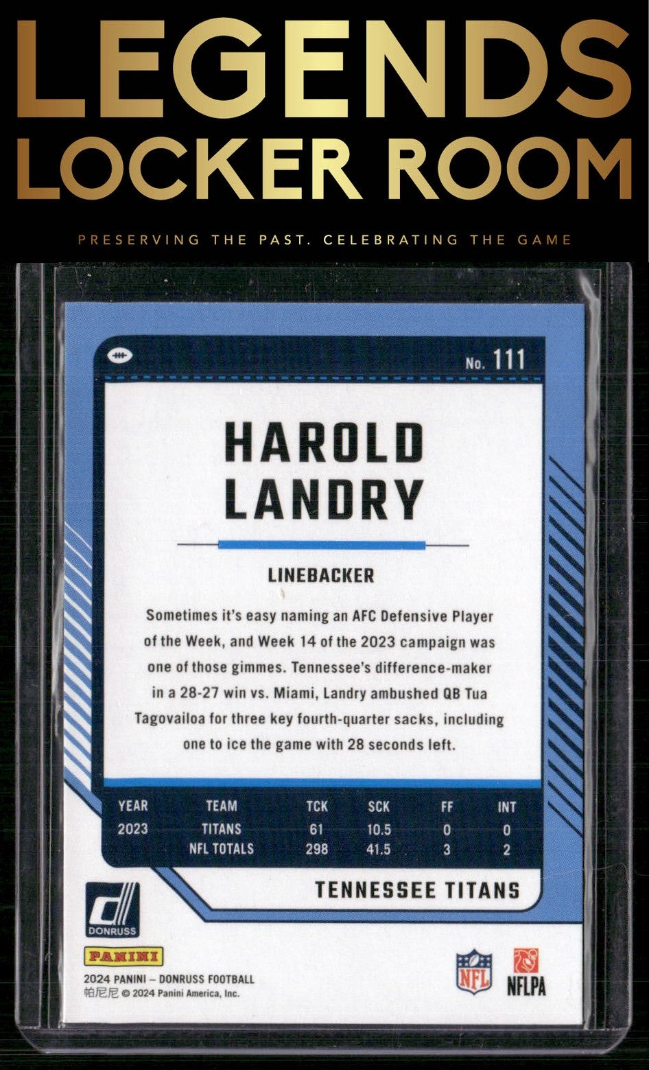 2024 Donruss #111 Harold Landry