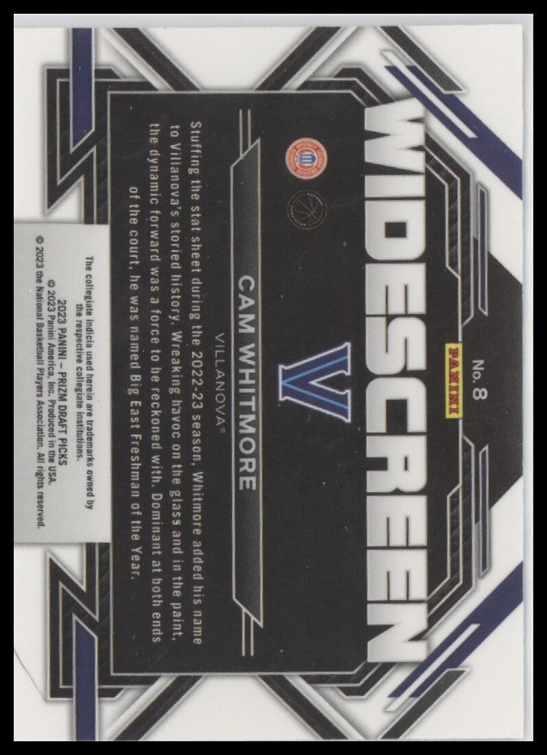 2023 Panini Prizm Draft Picks #8 Cam Whitmore Widescreen