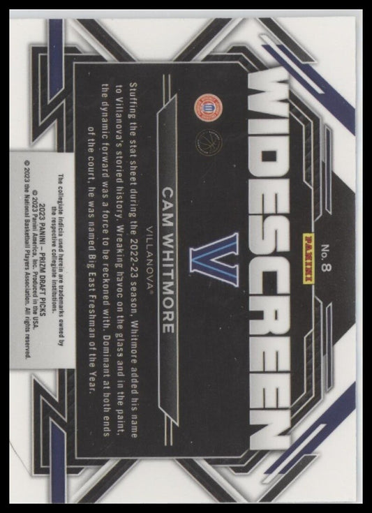 2023 Panini Prizm Draft Picks #8 Cam Whitmore Widescreen