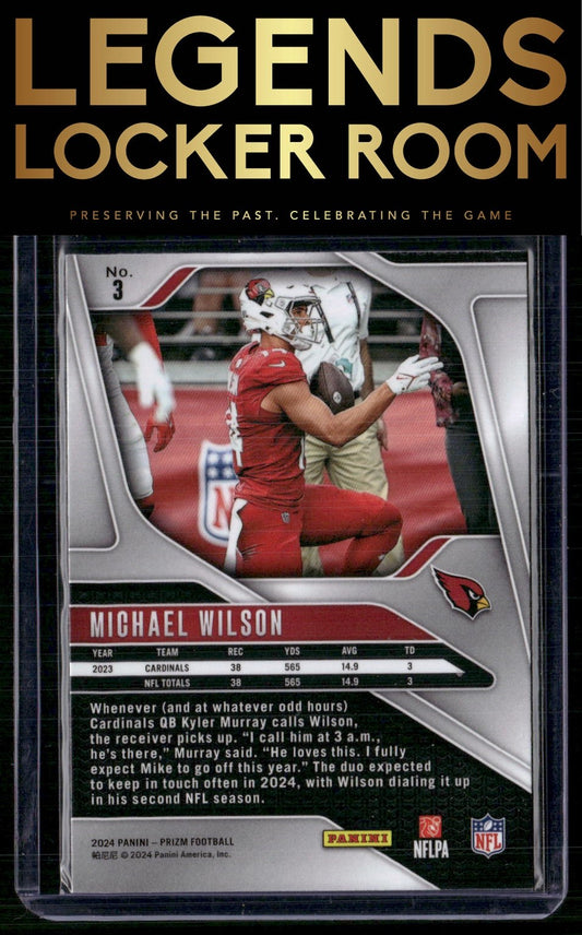 2024 Panini Prizm #3 Michael Wilson