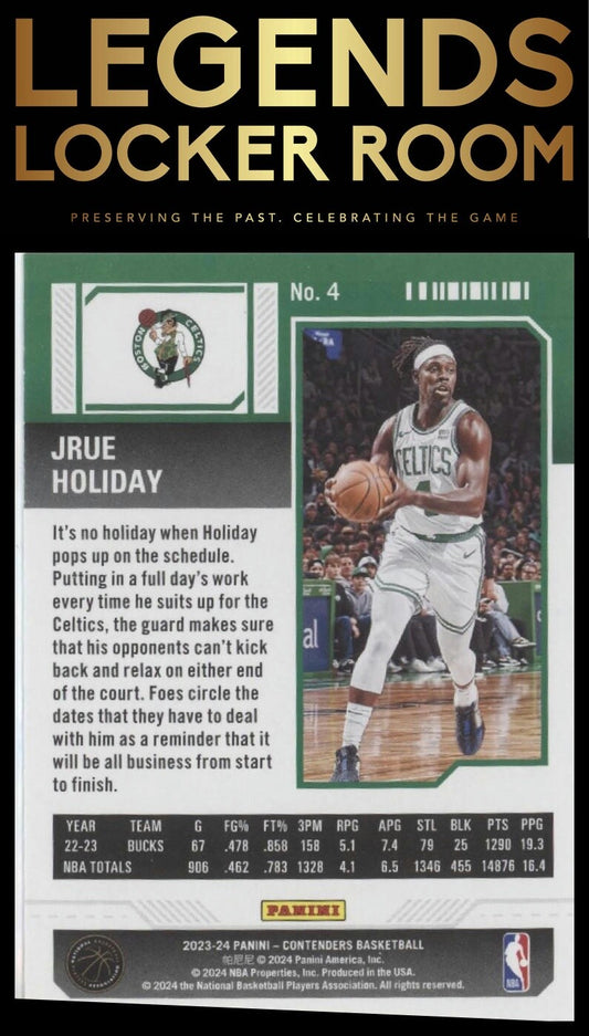 2023-24 Panini Contenders #4 Jrue Holiday