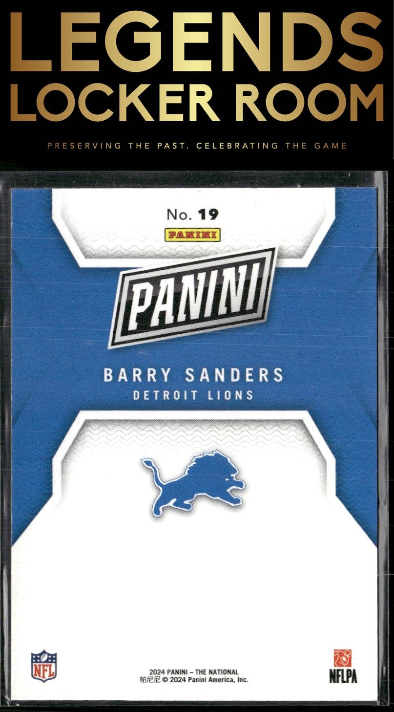 2024 Panini National Convention #19 Barry Sanders