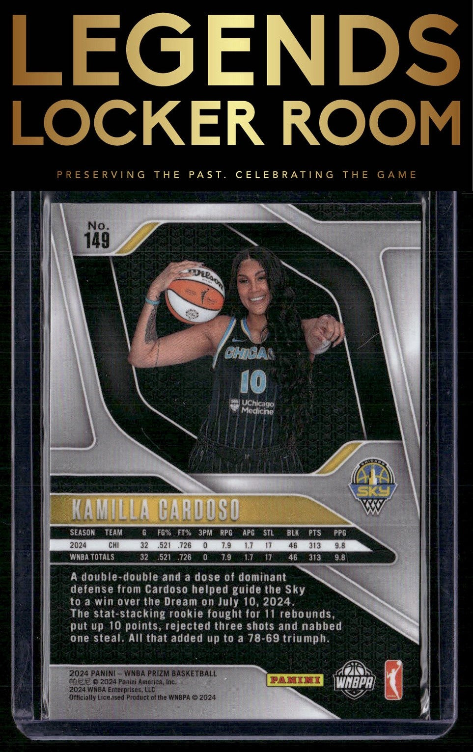 2024 Panini Prizm WNBA #149 Kamilla Cardoso