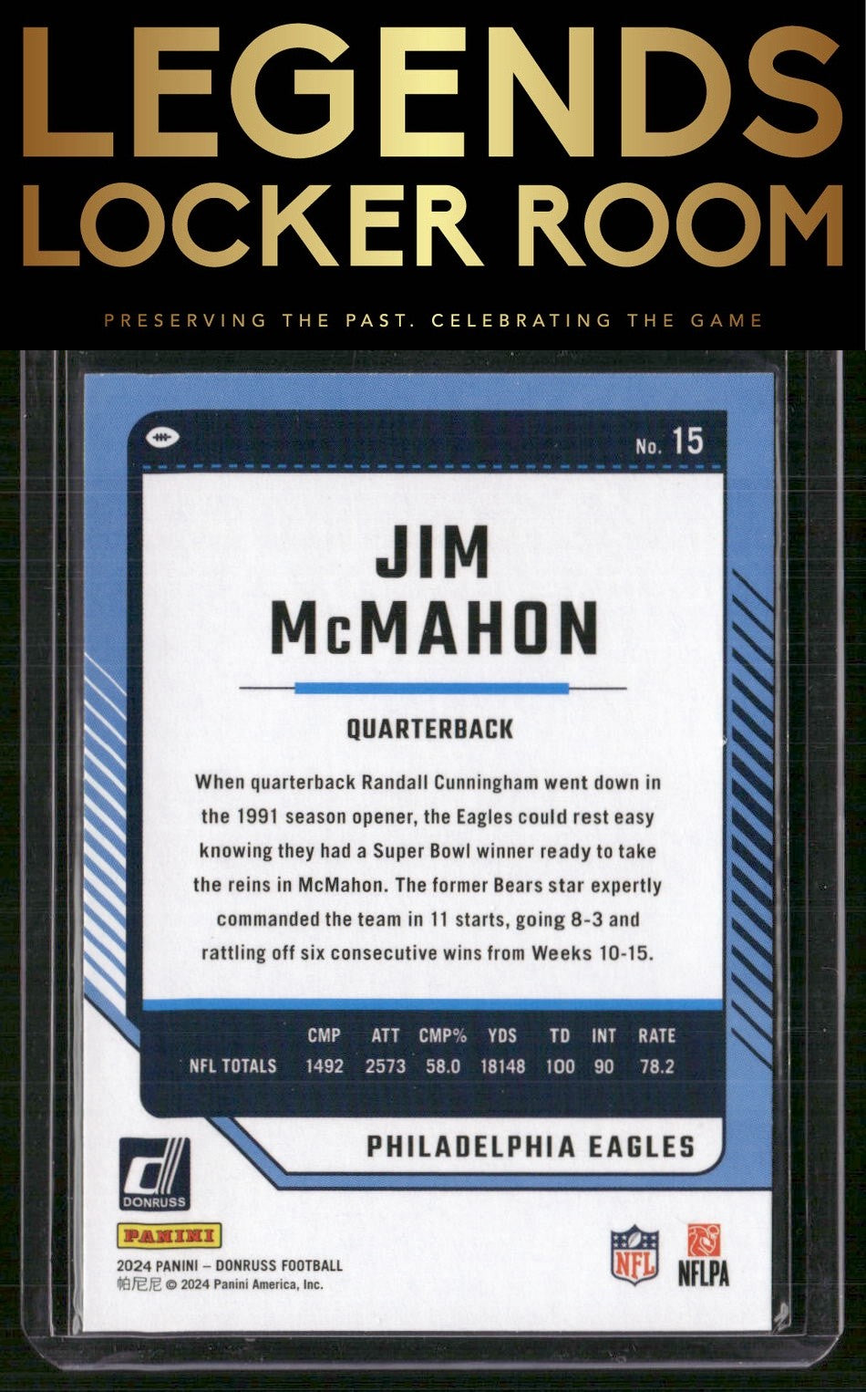 2024 Donruss #15 Jim McMahon