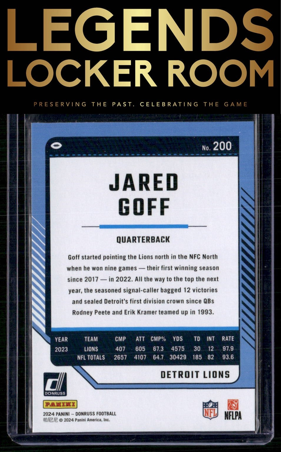 2024 Donruss #200 Jared Goff