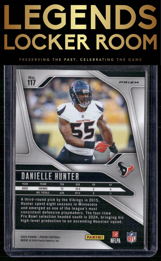 2024 Panini Prizm #117 Danielle Hunter Silver