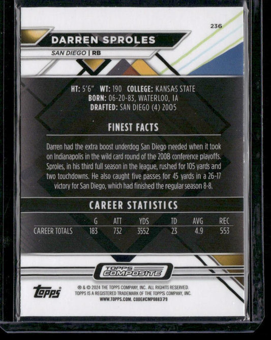 2023 Topps Composite #236 Darren Sproles