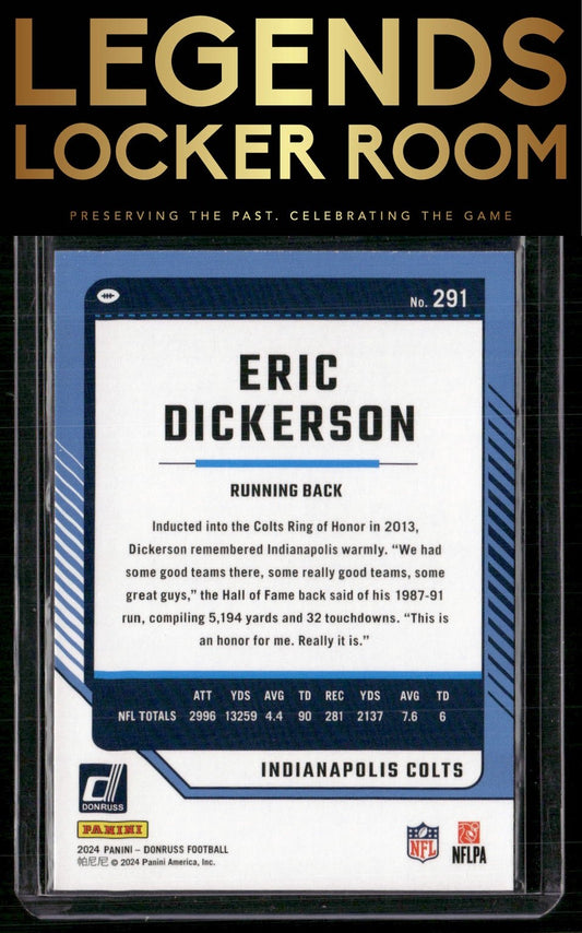 2024 Donruss #291 Eric Dickerson Press Proof Red