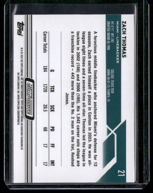 2023 Topps Composite #21 Zach Thomas
