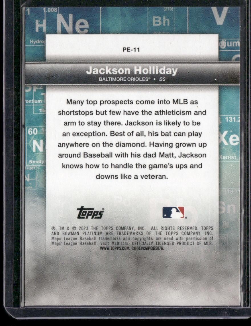 2023 Bowman Platinum #PE-11 Jackson Holliday Precious Elements