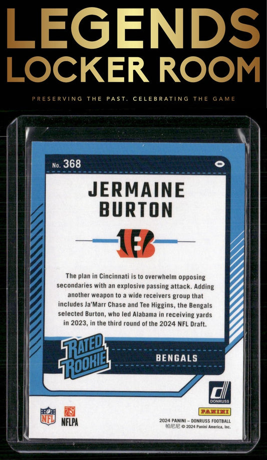 2024 Donruss #368 Jermaine Burton
