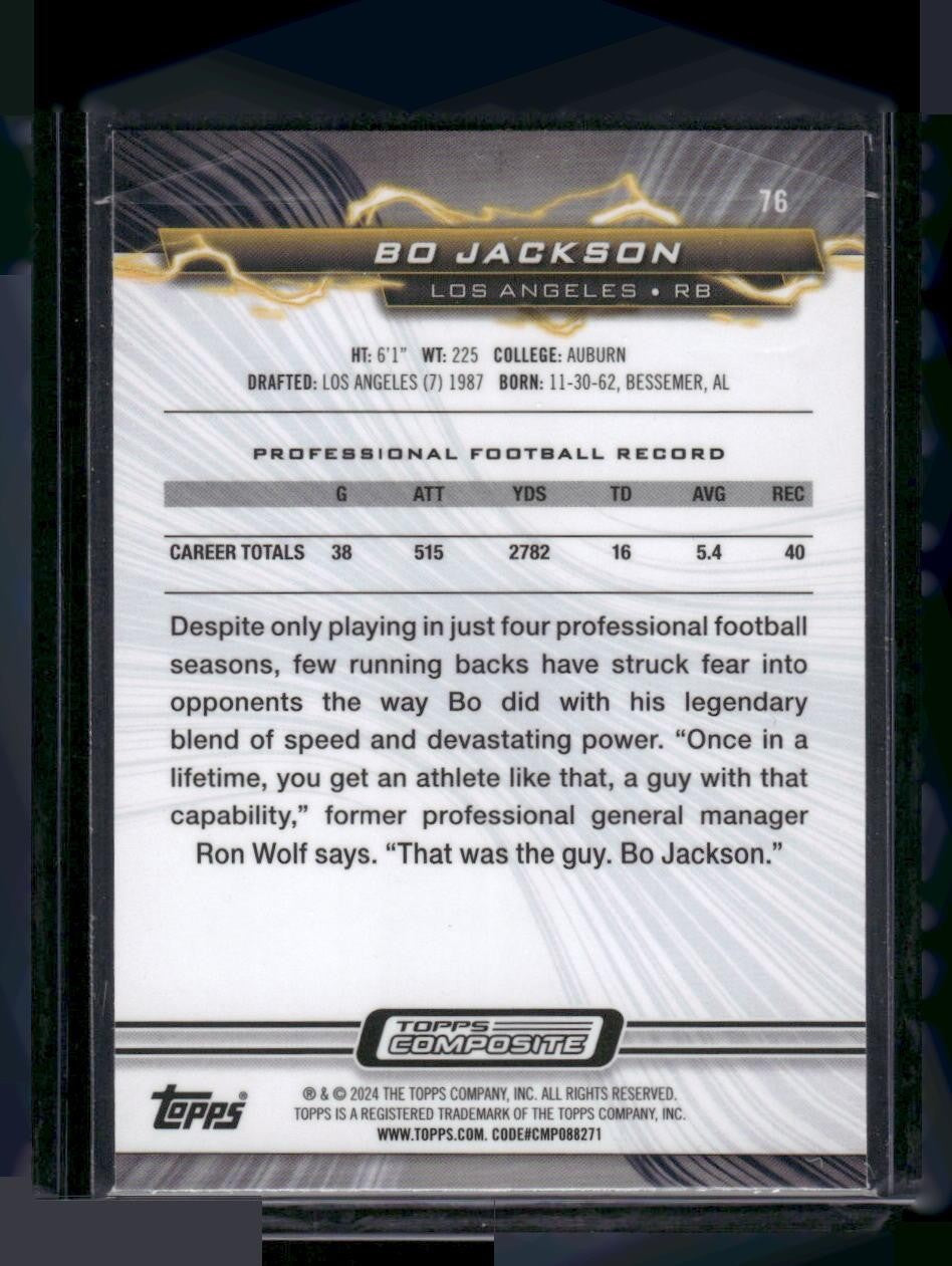 2023 Topps Composite #76 Bo Jackson Resurgence High Voltage
