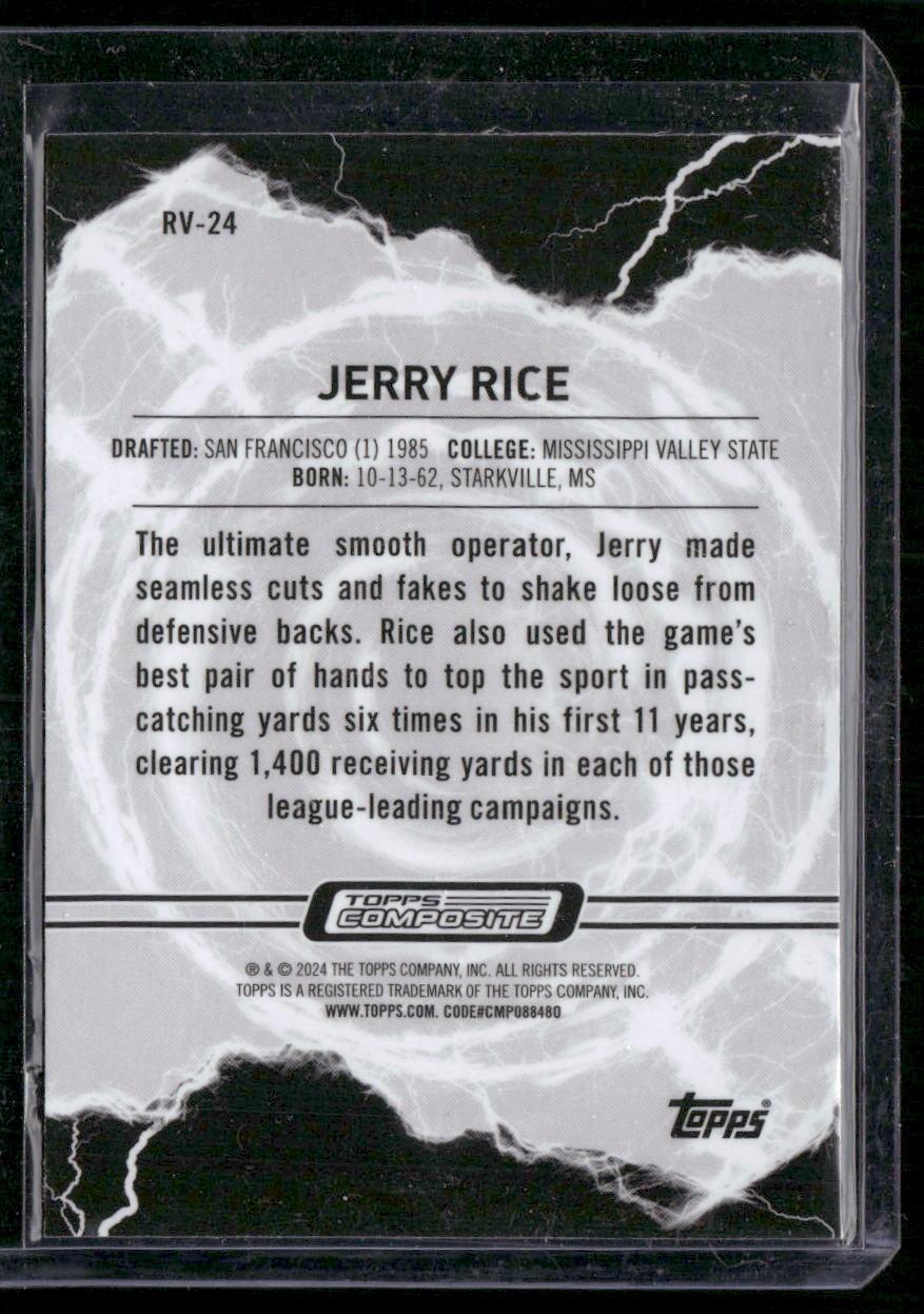 2023 Topps Composite #RV-24 Jerry Rice Resurgence Voltaic