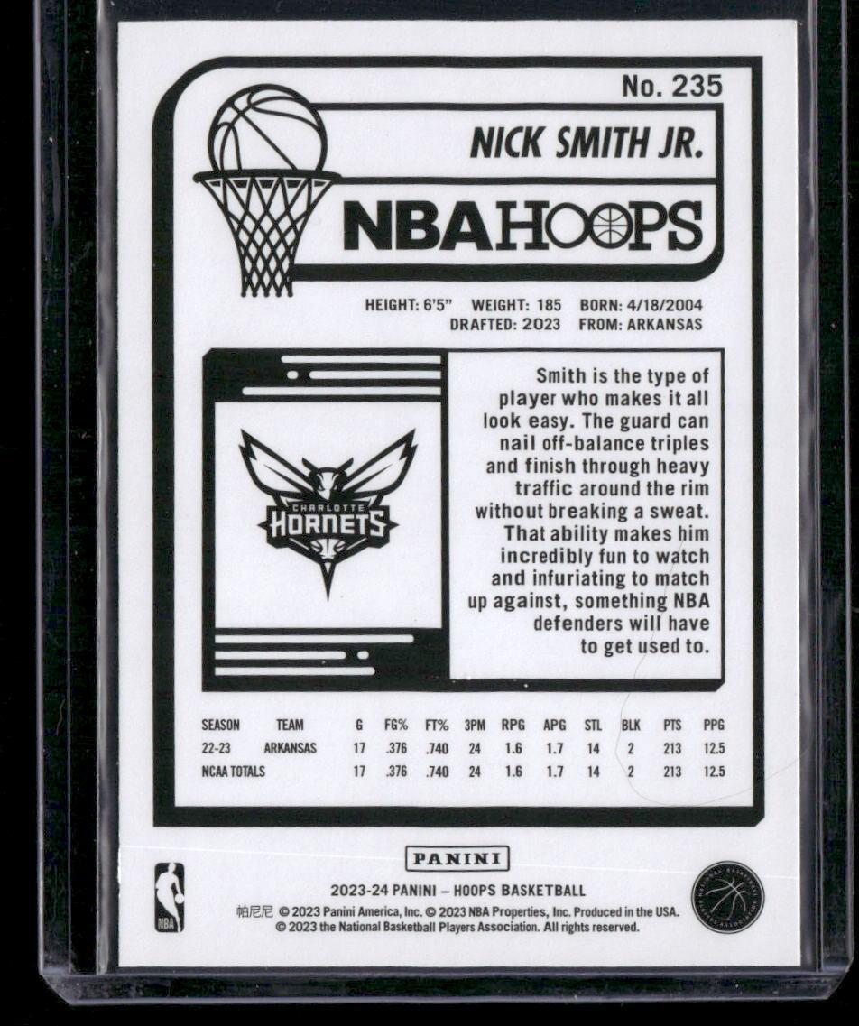 2023-24 Hoops #235 Nick Smith Jr.
