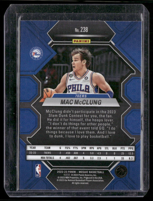 2022-23 Panini Mosaic #238 Mac McClung