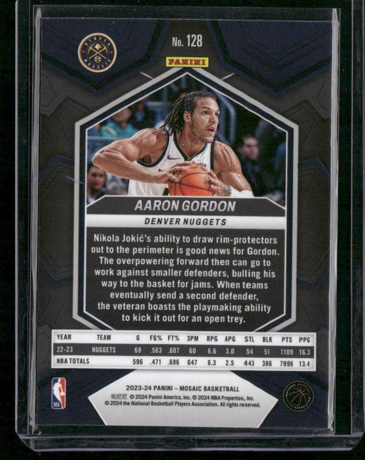 2023-24 Panini Mosaic #128 Aaron Gordon
