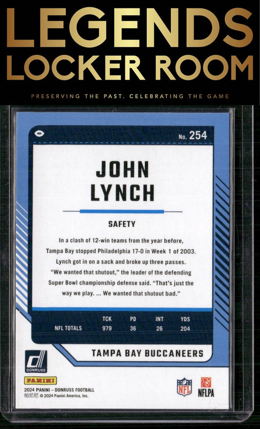 2024 Donruss #254 John Lynch