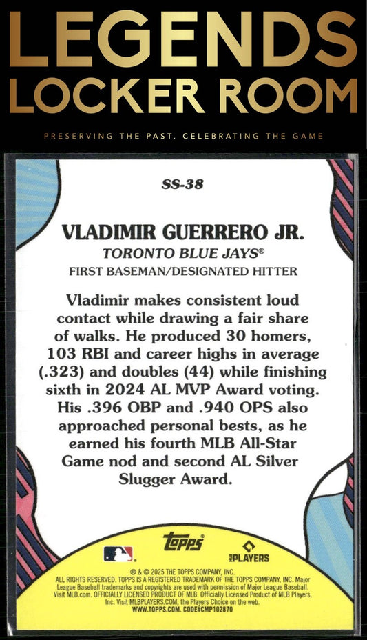 2025 Topps #SS-38 Vladimir Guerrero Jr. Summer Superstars
