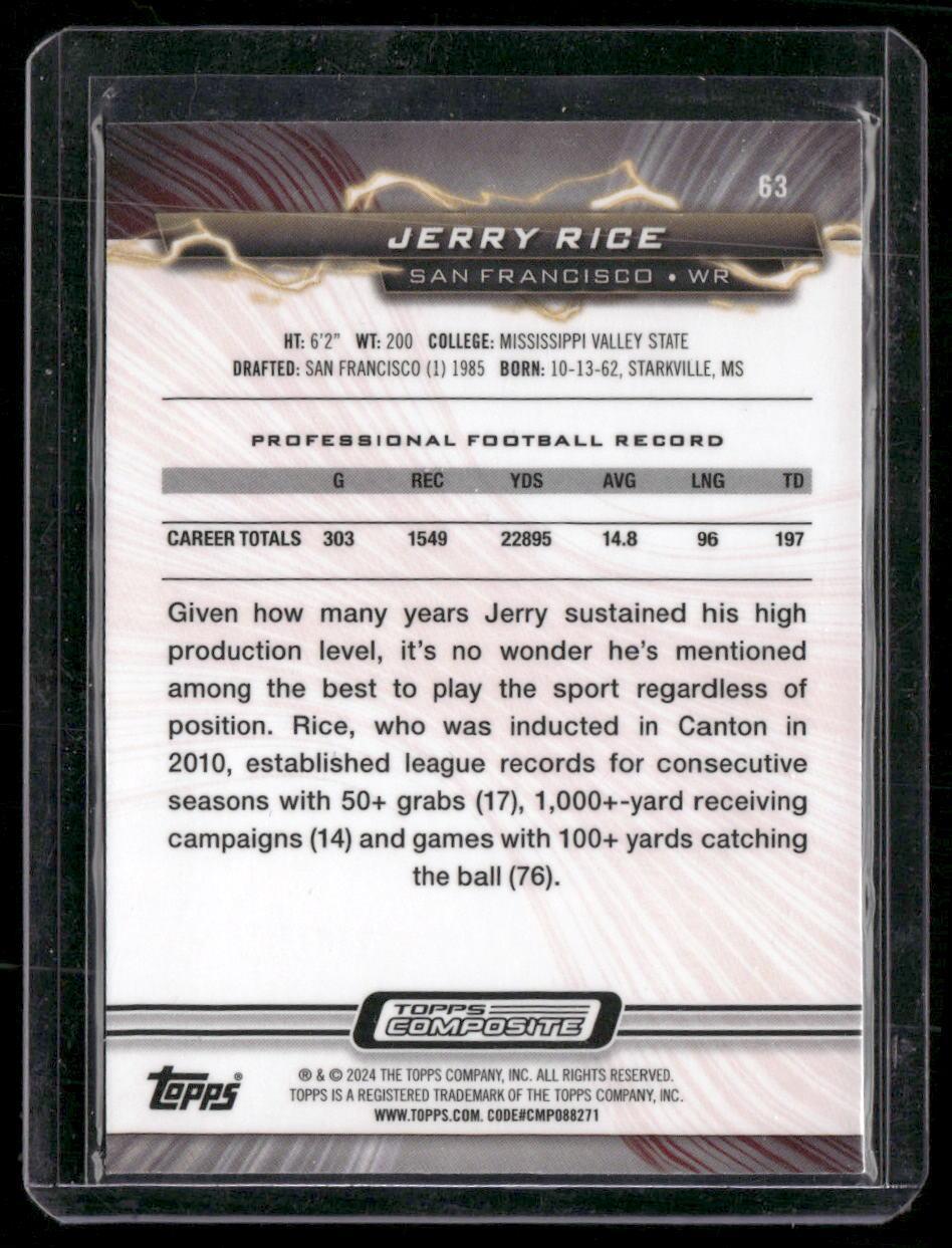 2023 Topps Composite #63 Jerry Rice