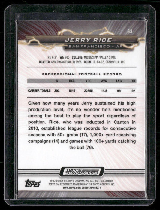 2023 Topps Composite #63 Jerry Rice