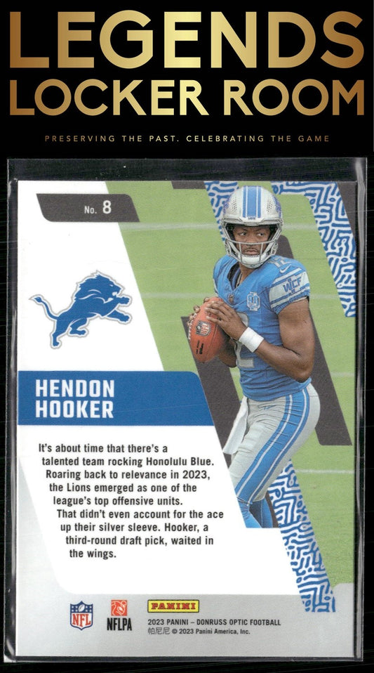2023 Donruss Optic #8 Hendon Hooker Primary Colors