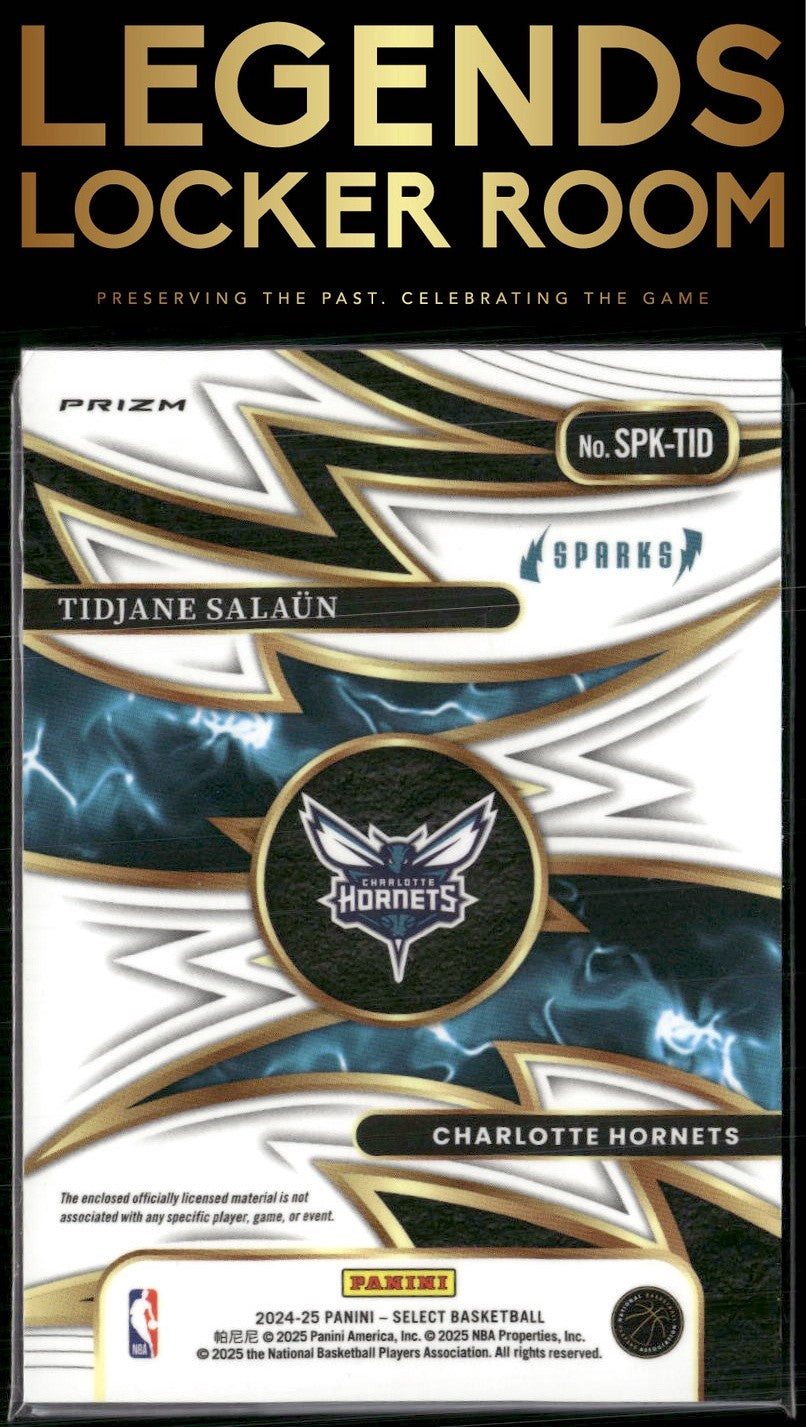 2024-25 Panini Select #SPK-TID Tidjane Salaun Sparks