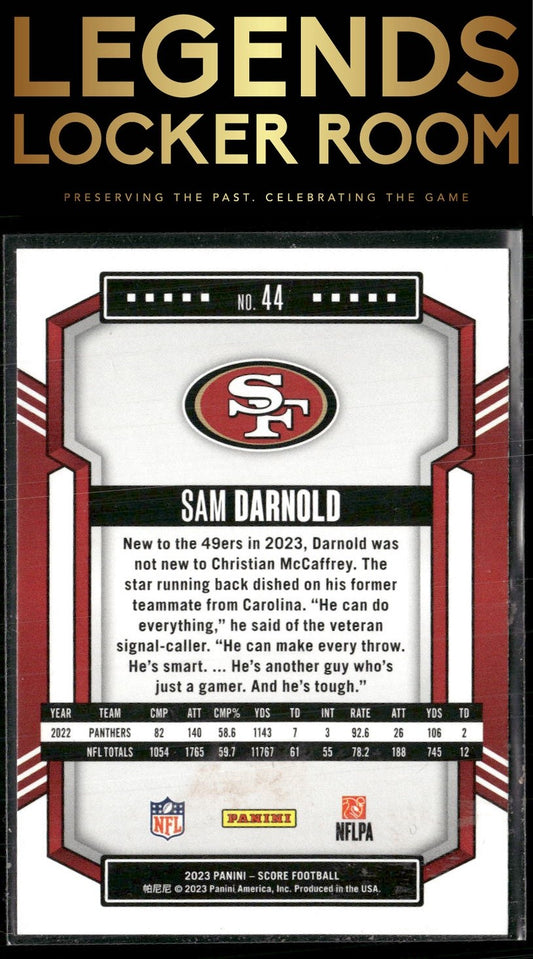2023 Score #44 Sam Darnold
