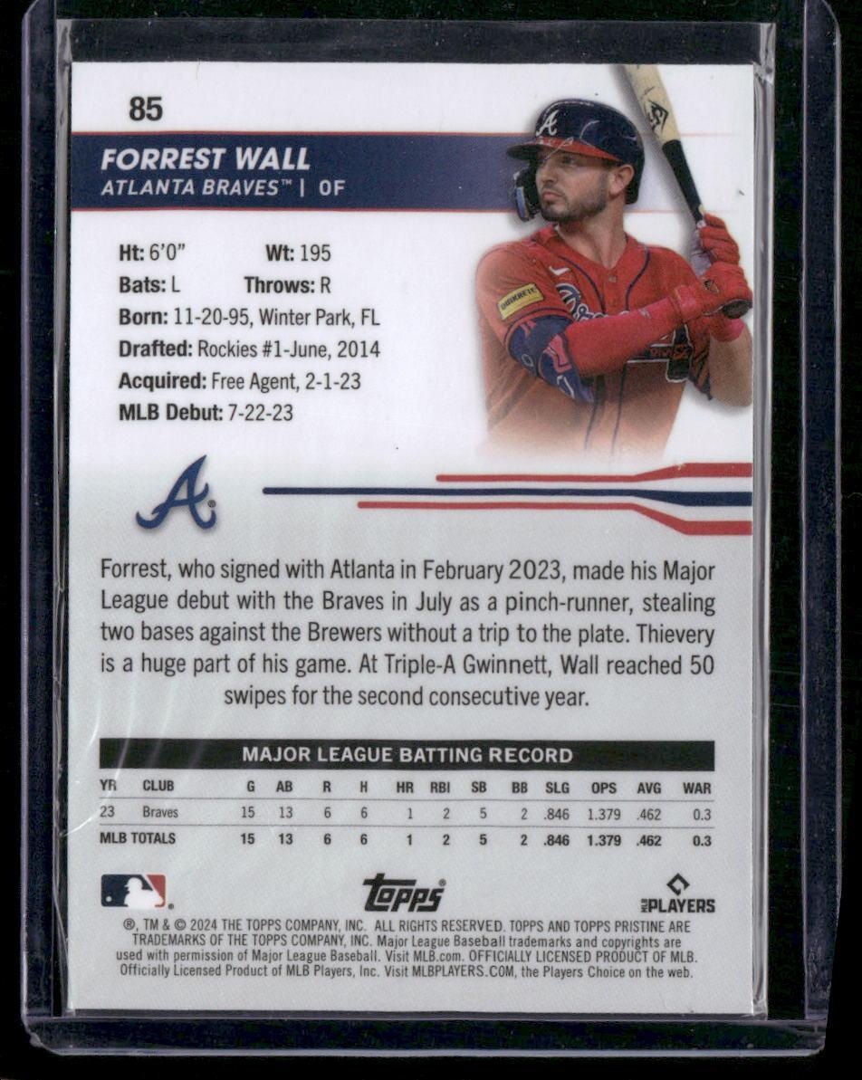 2024 Topps Pristine #85 Forrest Wall