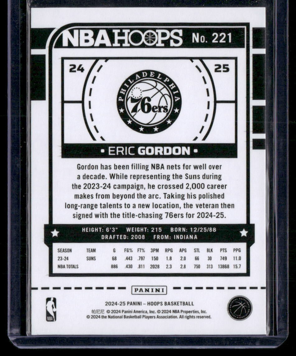 2024-25 Hoops #221 Eric Gordon