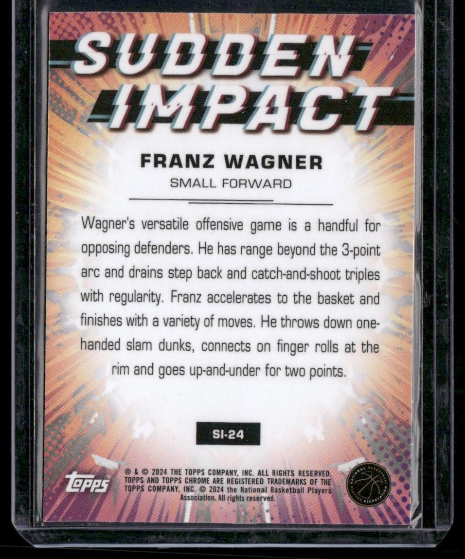 2023-24 Topps Chrome #SI-24 Franz Wagner Sudden Impact