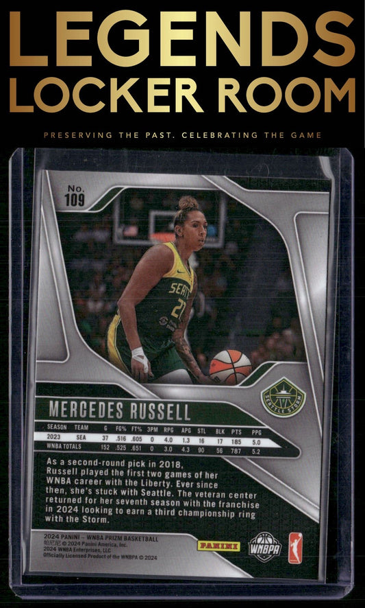 2024 Panini Prizm WNBA #109 Mercedes Russell
