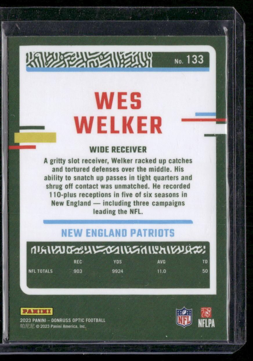 2023 Donruss Optic #133 Wes Welker