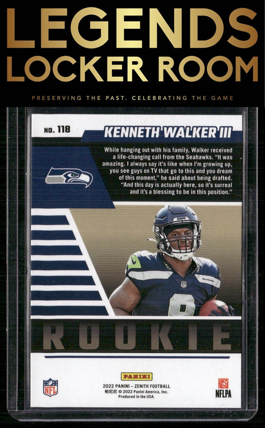 2022 Zenith #118 Kenneth Walker III Retail