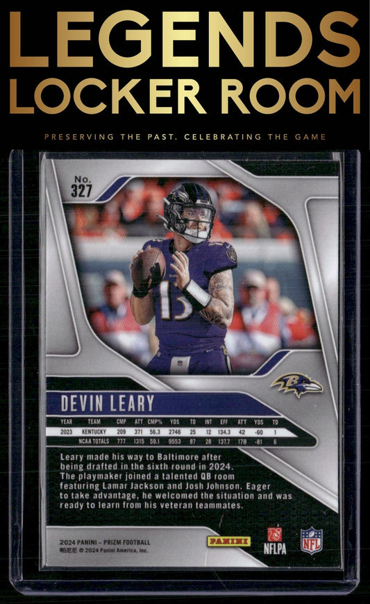 2024 Panini Prizm #327 Devin Leary