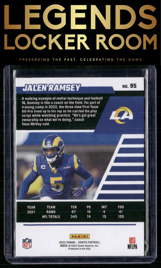 2022 Zenith #95 Jalen Ramsey Retail