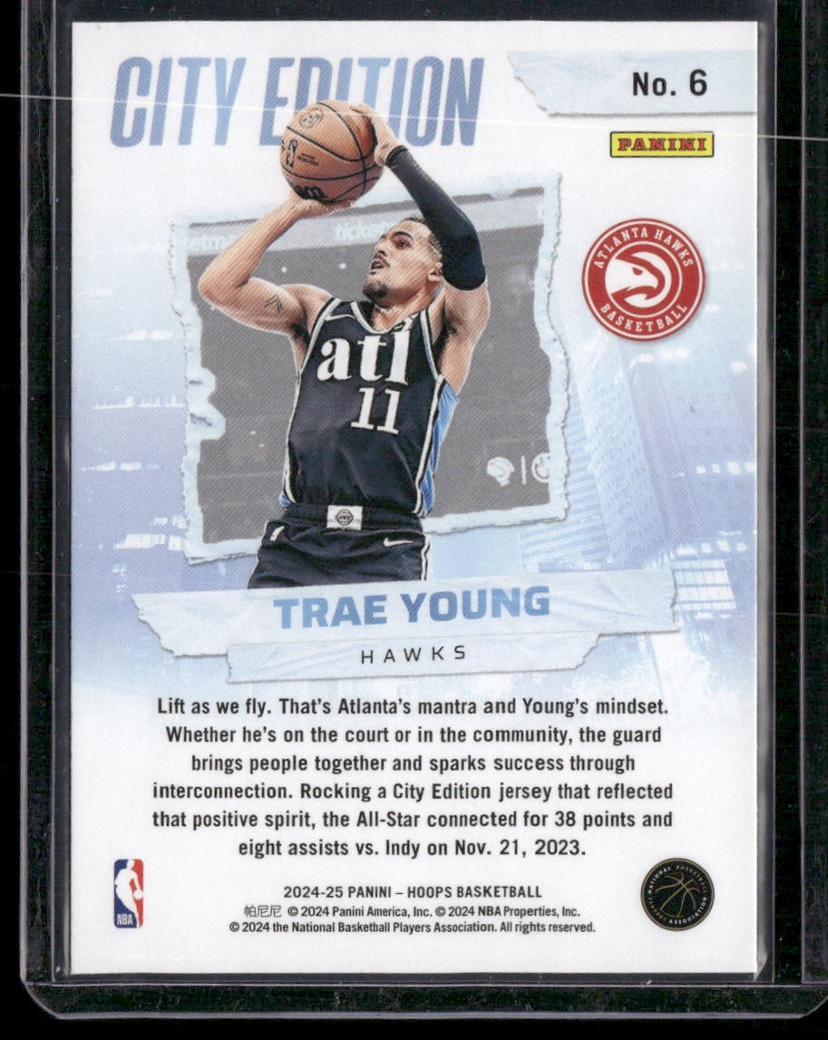 2024-25 Hoops #6 Trae Young City Edition