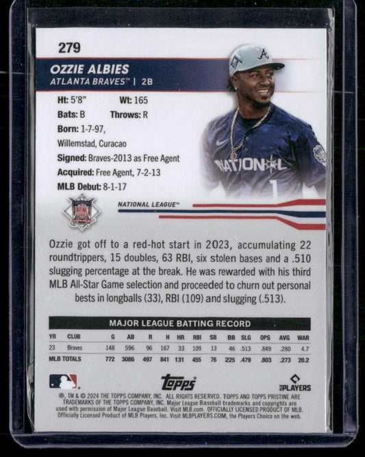 2024 Topps Pristine #279 Ozzie Albies