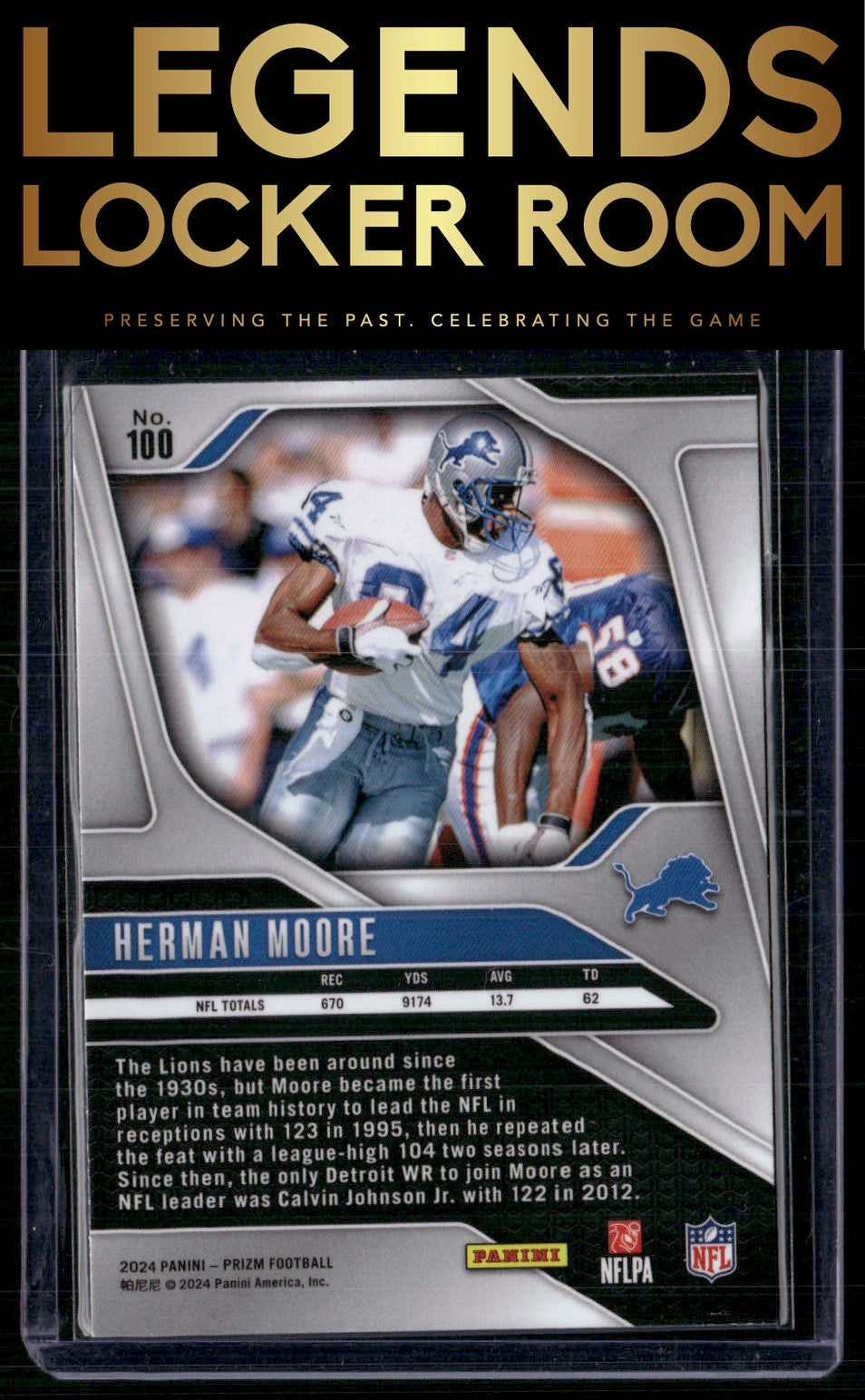 2024 Panini Prizm #100 Herman Moore
