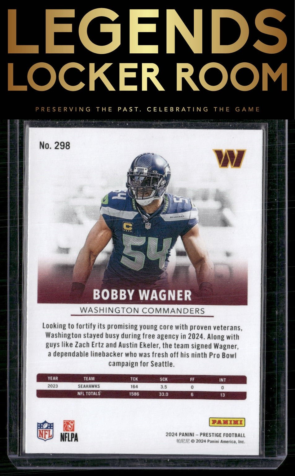 2024 Panini Prestige #298 Bobby Wagner