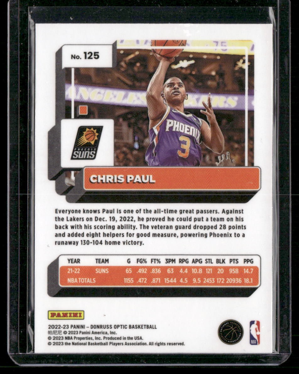 2022-23 Donruss Optic #125 Chris Paul