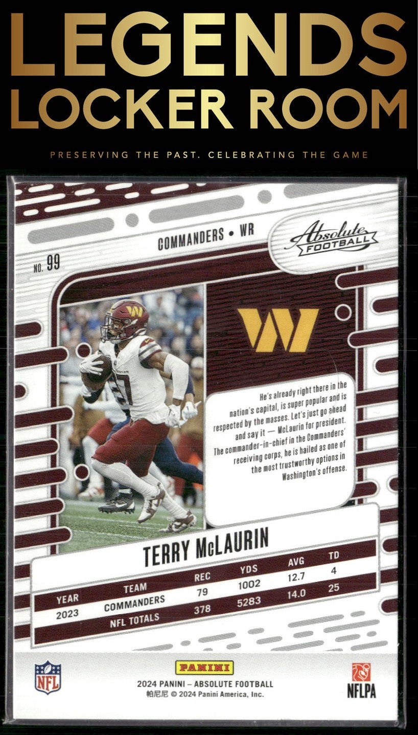 2024 Panini Absolute #99 Terry McLaurin