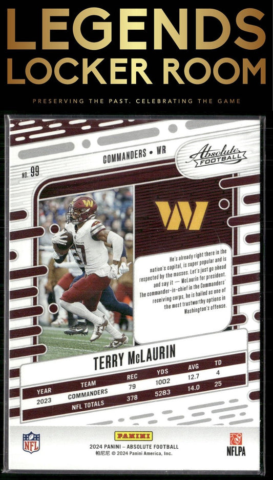2024 Panini Absolute #99 Terry McLaurin