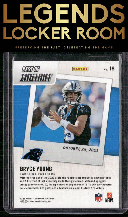 2024 Donruss #18 Bryce Young Best of Panini Instant