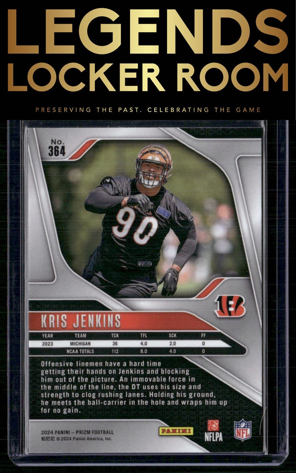 2024 Panini Prizm #364 Kris Jenkins