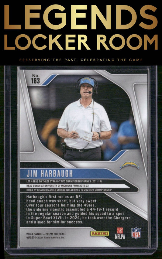 2024 Panini Prizm #163 Jim Harbaugh